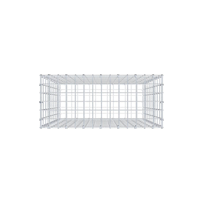 Gabion 100 cm x 70 cm x 30 cm (L x H x D), mesh size 5 cm x 10 cm, C-ring