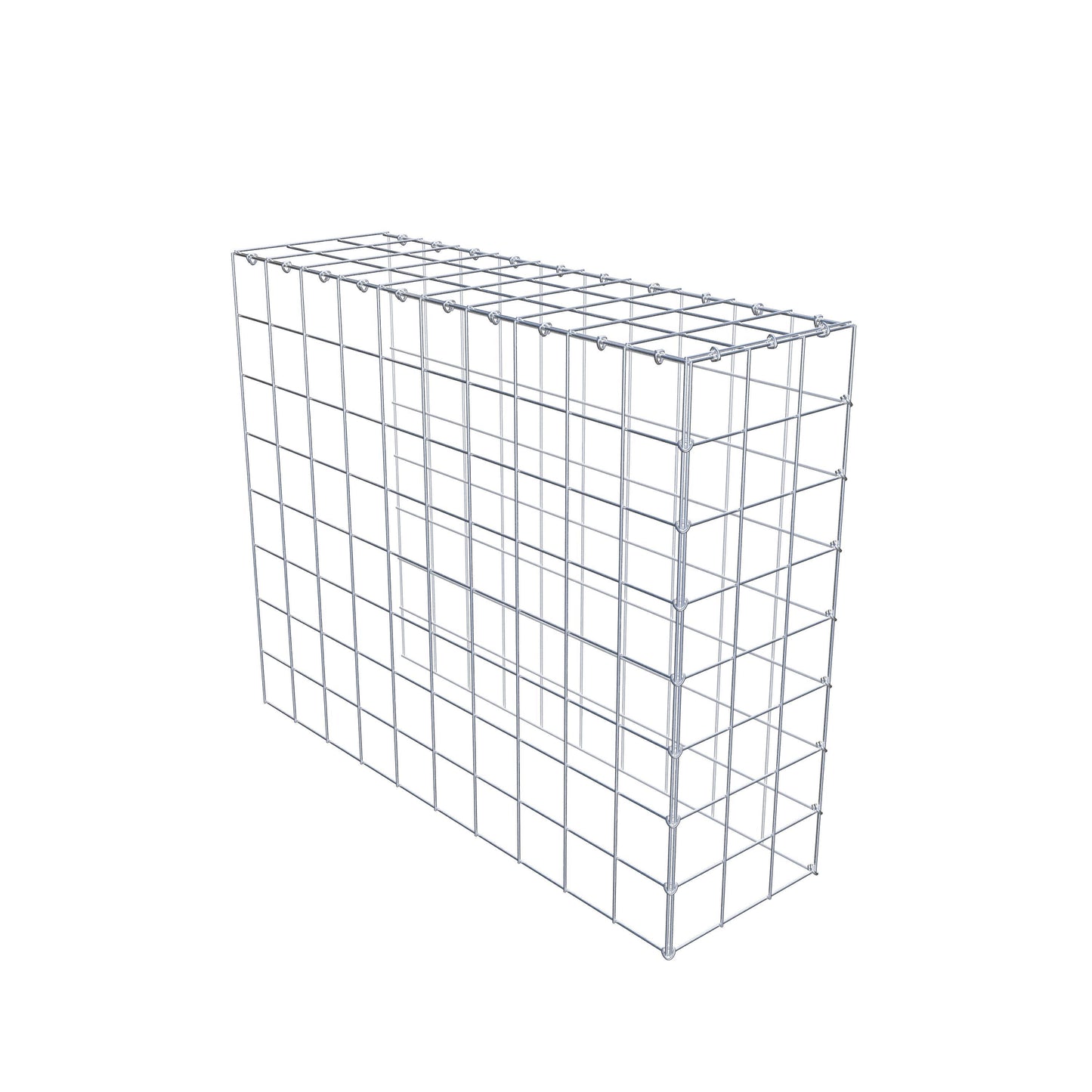 Extra gabion typ 4 100 cm x 80 cm x 30 cm (L x H x D), maskstorlek 10 cm x 10 cm, C-ring
