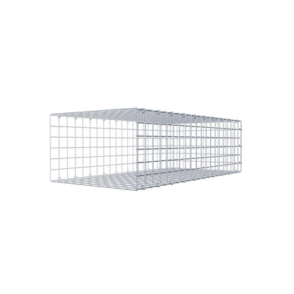 Gavión acoplable tipo 2 100 cm x 30 cm x 50 cm (L x A x P), malla 5 cm x 5 cm, anillo en C