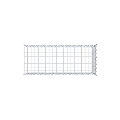 Gabião tipo 4 100 cm x 40 cm x 40 cm (C x A x P), malhagem 5 cm x 5 cm, espiral