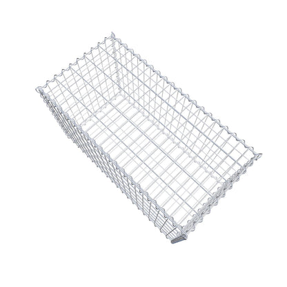 Gabion 100 cm x 60 cm x 50 cm (L x H x D), maskstorlek 5 cm x 10 cm, spiral