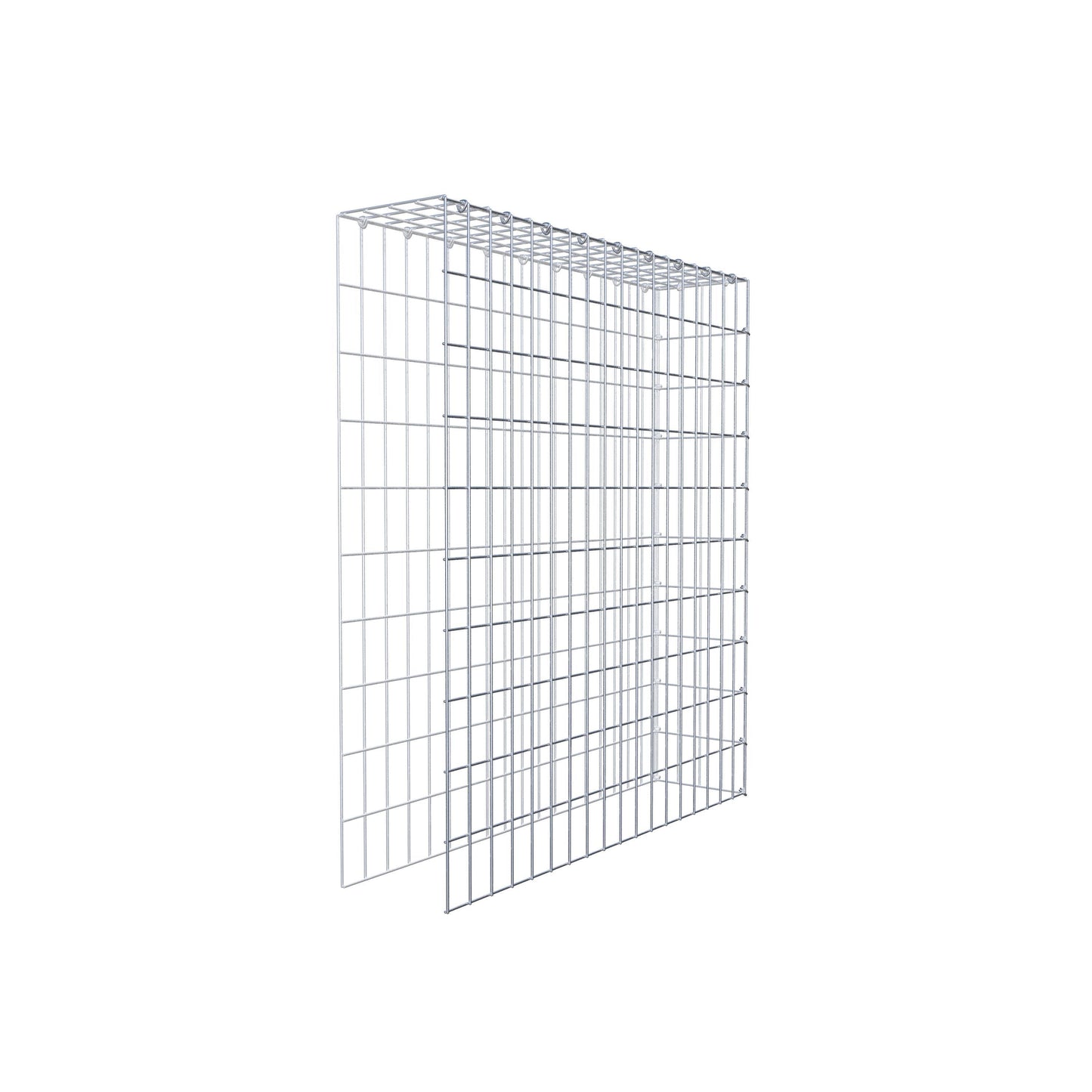 Gabião Tipo 4 100 cm x 90 cm x 20 cm (C x A x P), malhagem 5 cm x 10 cm, anel C