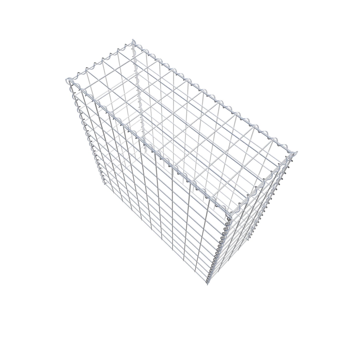 Grown-on gabion type 3 100 cm x 100 cm x 40 cm (L x H x D), mesh size 10 cm x 10 cm, spiral