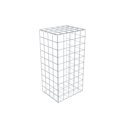 Gabião tipo 2 100 cm x 40 cm x 50 cm (C x A x P), malhagem 10 cm x 10 cm, anel C