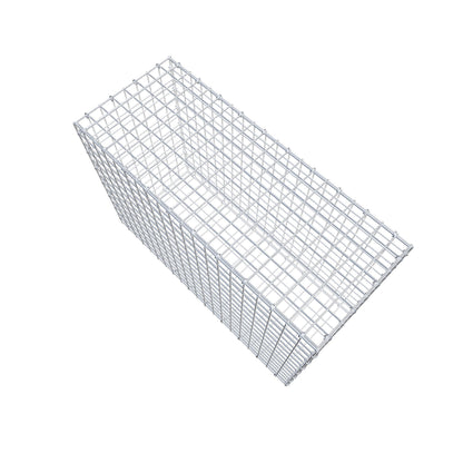 Gavión 100 cm x 70 cm x 40 cm (L x A x P), malla 5 cm x 5 cm, anillo en C