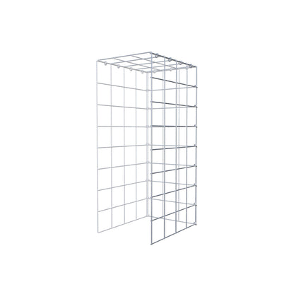 Gabbione aggiuntivo tipo 4 80 cm x 40 cm x 30 cm (L x H x P), maglia 10 cm x 10 cm, anello a C