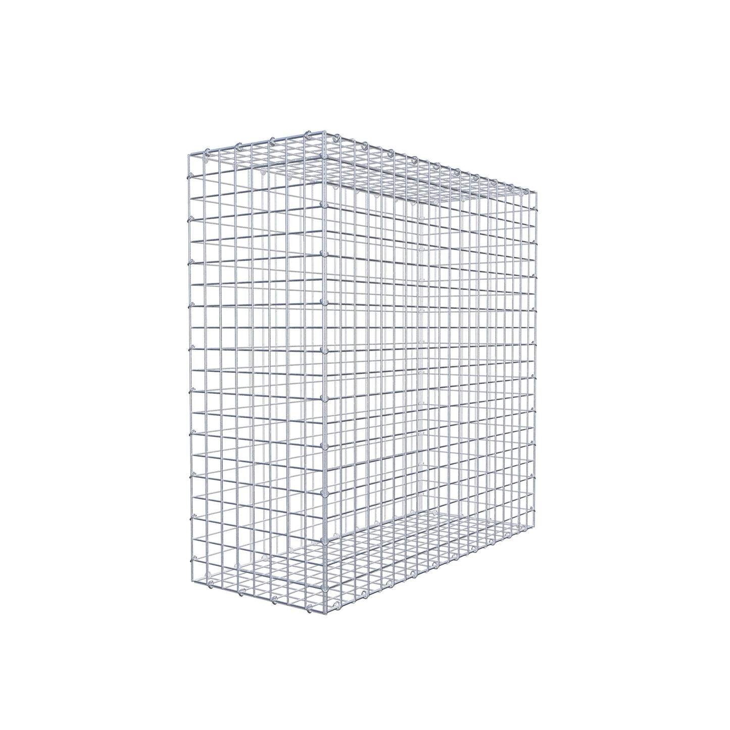 Gabione 100 cm x 100 cm x 40 cm (L x H x T), Maschenweite 5 cm x 5 cm, C-Ring