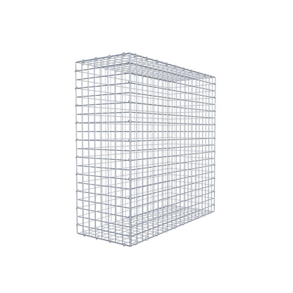 Gabione 100 cm x 100 cm x 40 cm (L x H x T), Maschenweite 5 cm x 5 cm, C-Ring