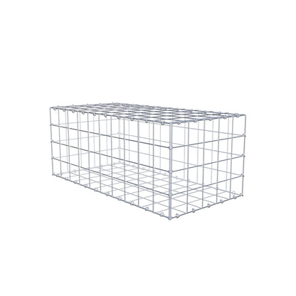 Gabion 100 cm x 40 cm x 50 cm (L x H x D), maskstorlek 10 cm x 10 cm, C-ring