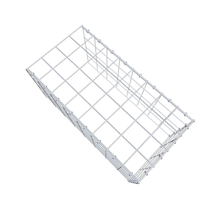 Mounted gabion type 4 80 cm x 40 cm x 40 cm (L x H x D), mesh size 10 cm x 10 cm, C-ring