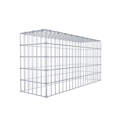 Mounted gabion type 3 100 cm x 50 cm x 30 cm (L x H x D), mesh size 5 cm x 10 cm, C-ring