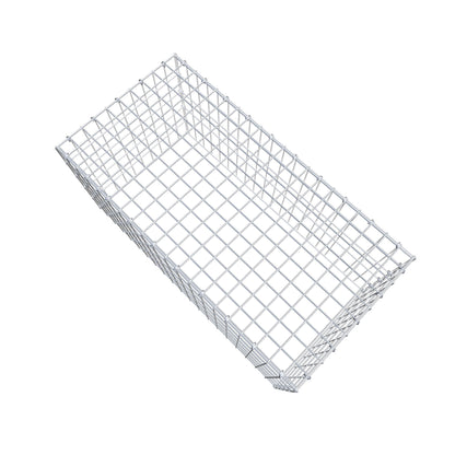 Gavión complementario de tipo 3 100 cm x 50 cm x 50 cm (largo x alto x fondo), malla 5 cm x 10 cm, anillo en C