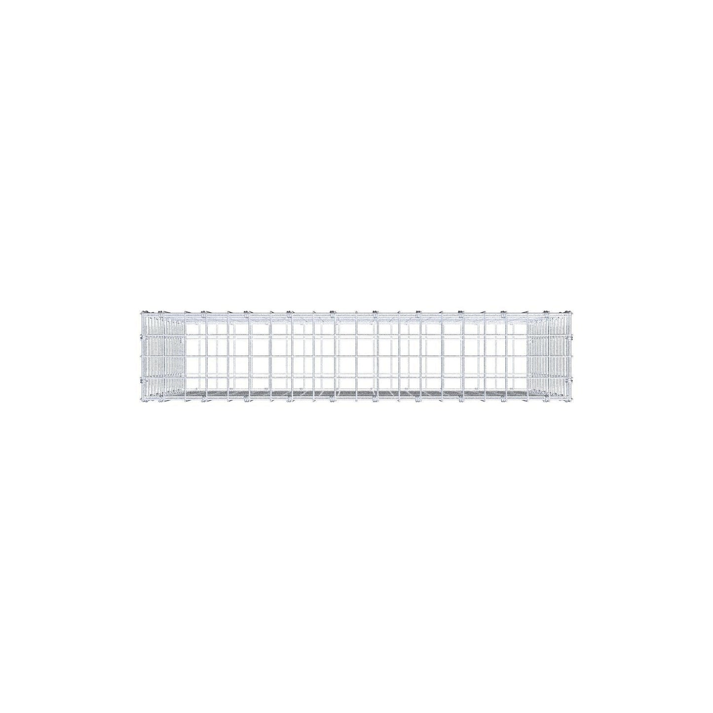 Gabion 100 cm x 70 cm x 20 cm (L x H x D), mesh size 5 x 5 cm, spiral ring