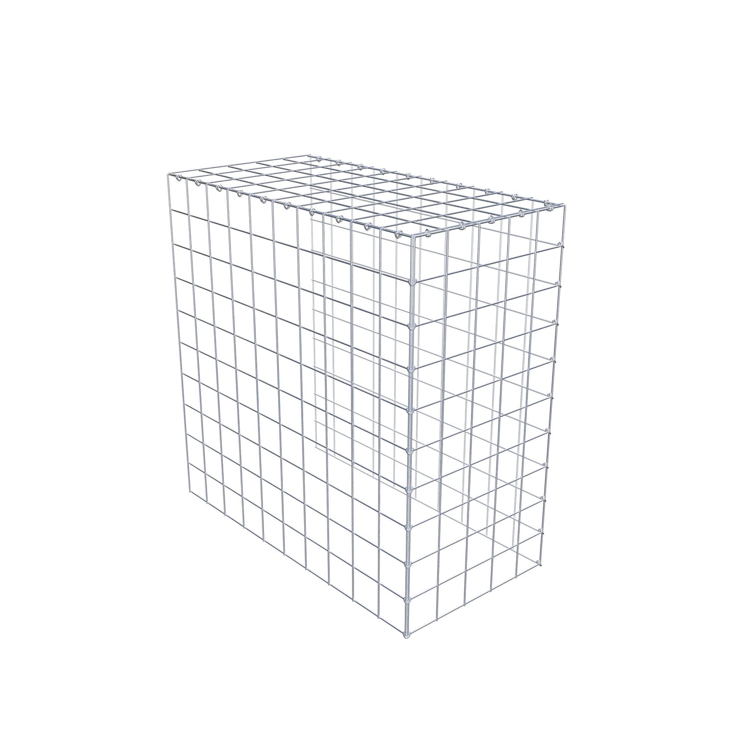 Gavión adicional tipo 4 100 cm x 100 cm x 50 cm (L x A x P), malla 10 cm x 10 cm, anillo en C
