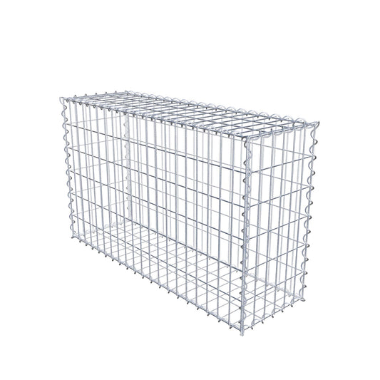 Gabion 100 cm x 60 cm x 30 cm (L x H x D), maskstorlek 5 cm x 10 cm, spiral