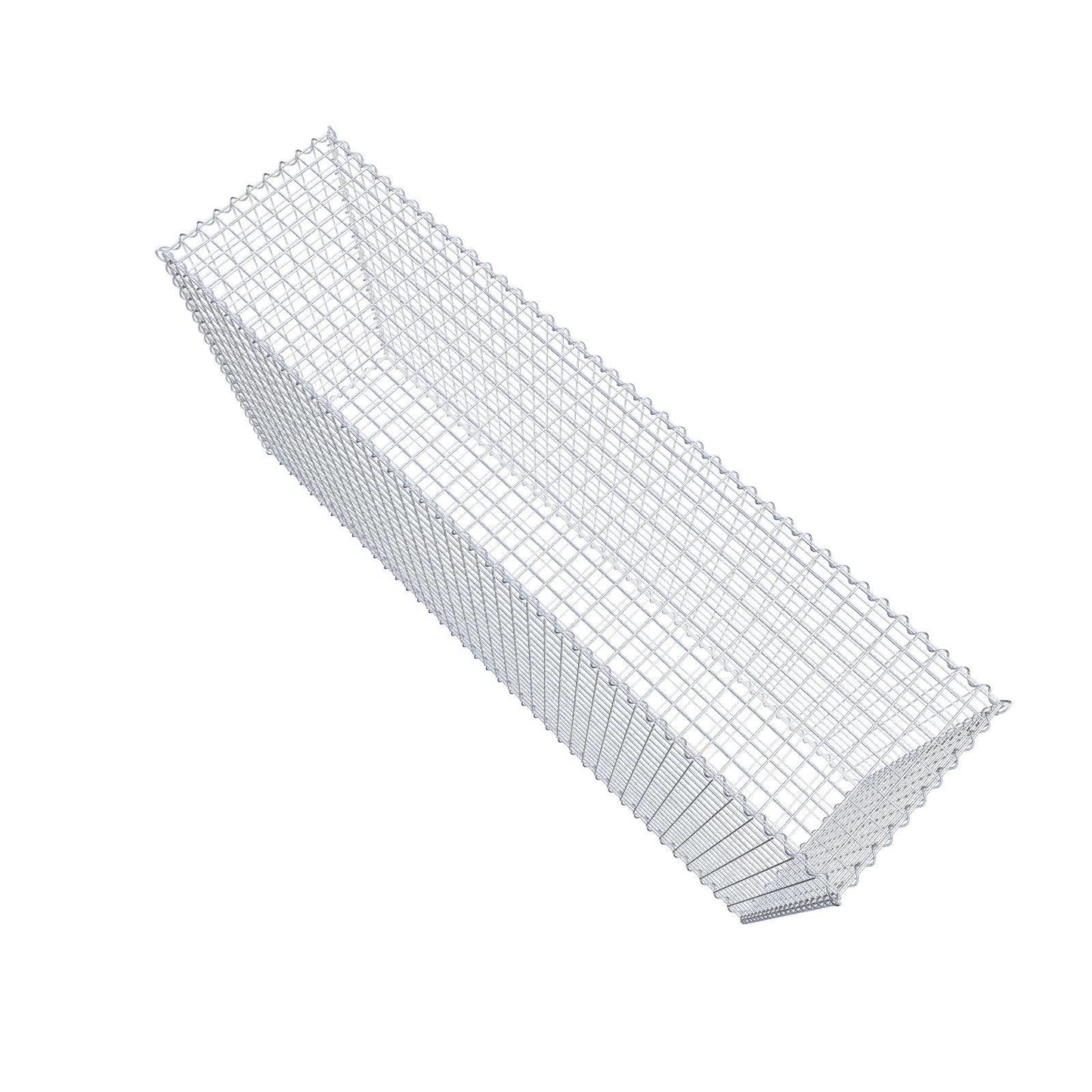 Gabion 200 cm x 100 cm x 50 cm (L x H x P), mailles 5 cm x 5 cm, spirale