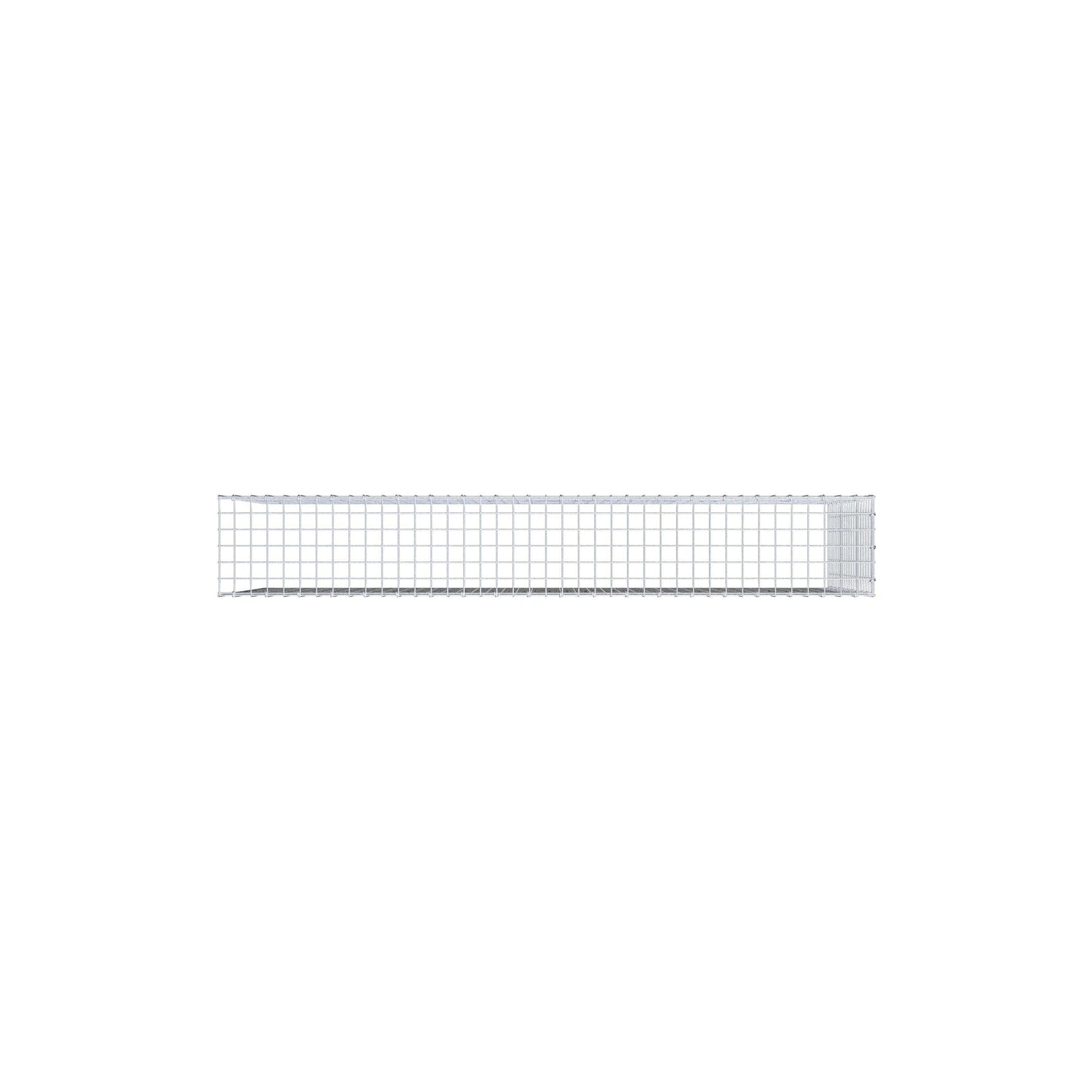 Mounted gabion type 4 200 cm x 100 cm x 30 cm (L x H x D), mesh size 5 cm x 5 cm, C-ring
