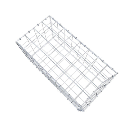 Gabion 80 cm x 40 cm x 40 cm (L x H x D), mesh size 10 x 10 cm, spiral ring