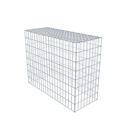 Mounted gabion type 3 100 cm x 80 cm x 40 cm (L x H x D), mesh size 5 cm x 10 cm, C-ring