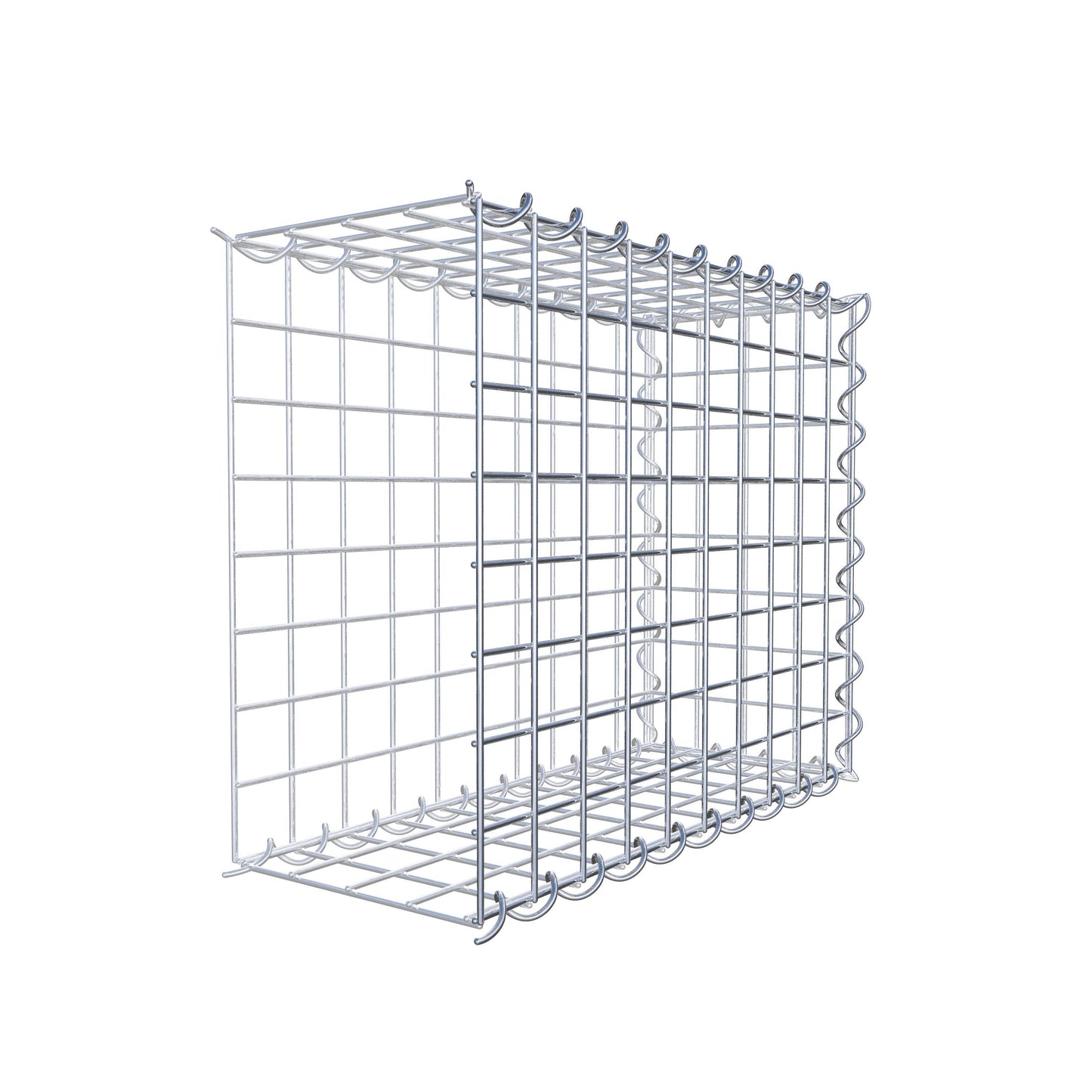 Gavión complementario tipo 2 50 cm x 40 cm x 20 cm (L x A x P), malla 5 cm x 5 cm, espiral