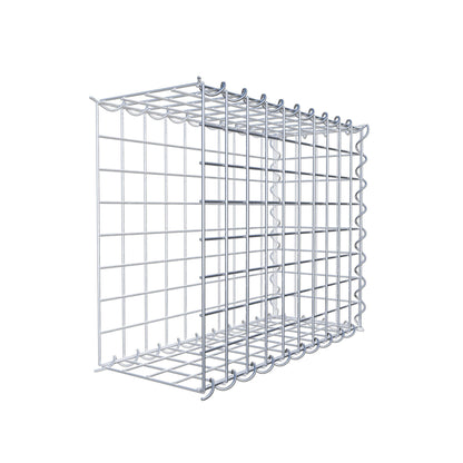 Gavión complementario tipo 2 50 cm x 40 cm x 20 cm (L x A x P), malla 5 cm x 5 cm, espiral