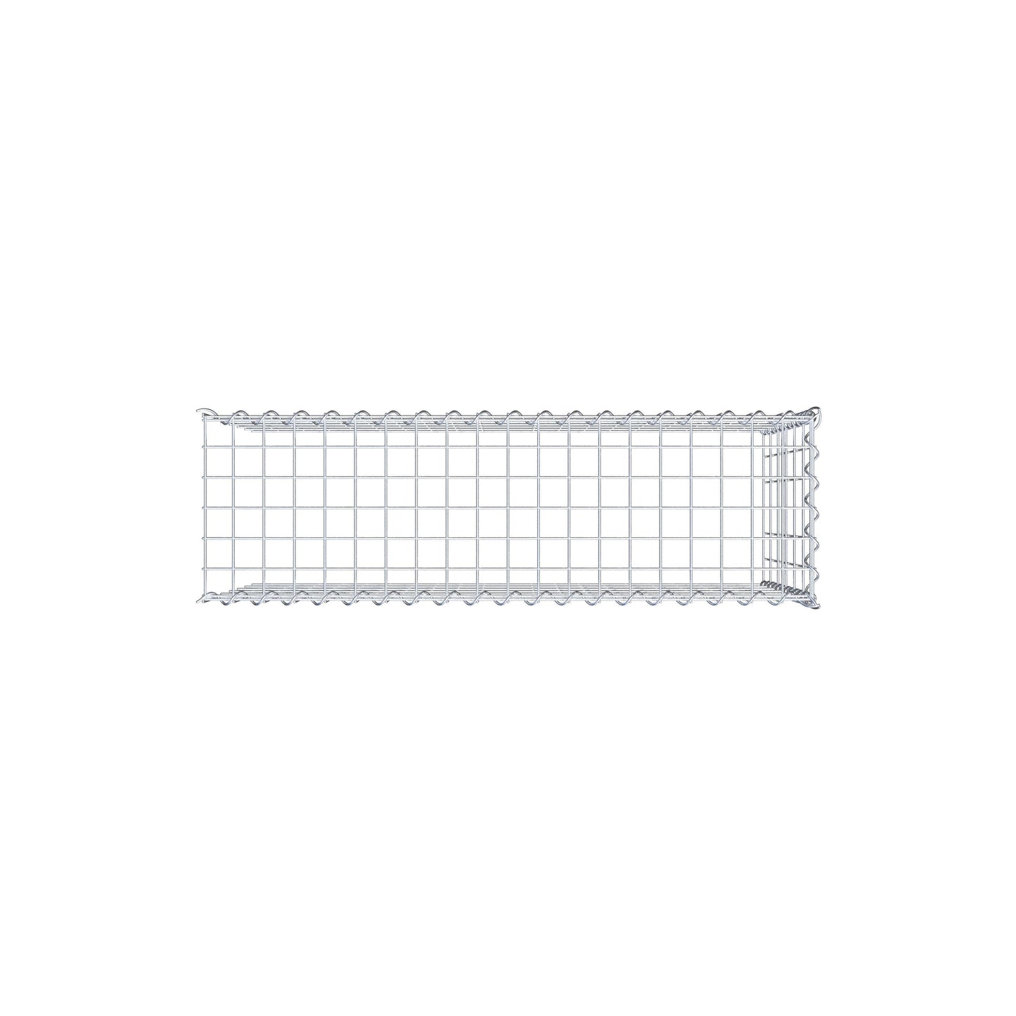 Aangegroeide schanskorf type 4 100 cm x 60 cm x 30 cm (L x H x D), maaswijdte 5 cm x 10 cm, spiraal