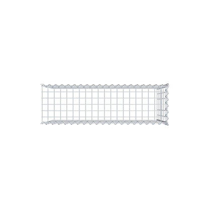 Aangegroeide schanskorf type 4 100 cm x 60 cm x 30 cm (L x H x D), maaswijdte 5 cm x 10 cm, spiraal