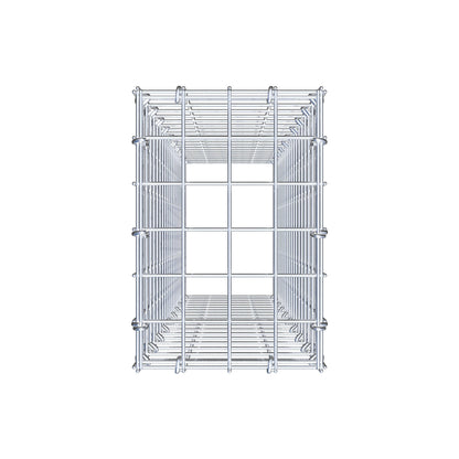 Fourche rapportée type 3 100 cm x 20 cm x 30 cm (L x H x P), maille 5 cm x 5 cm, anneau en C