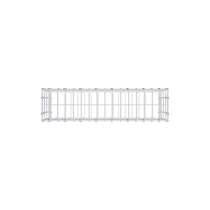 Gabion 80 cm x 40 cm x 20 cm (L x H x D), mesh size 5 x 10 cm, spiral ring