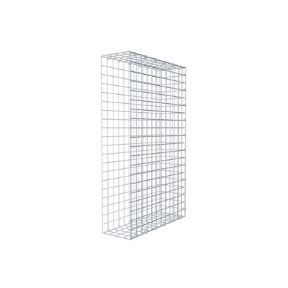 Mounted gabion type 2 100 cm x 60 cm x 20 cm (L x H x D), mesh size 5 cm x 5 cm, C-ring