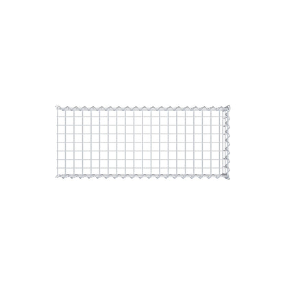 Add-on schanskorf type 4 100 cm x 20 cm x 40 cm (L x H x D), maaswijdte 5 cm x 10 cm, spiraalvormig