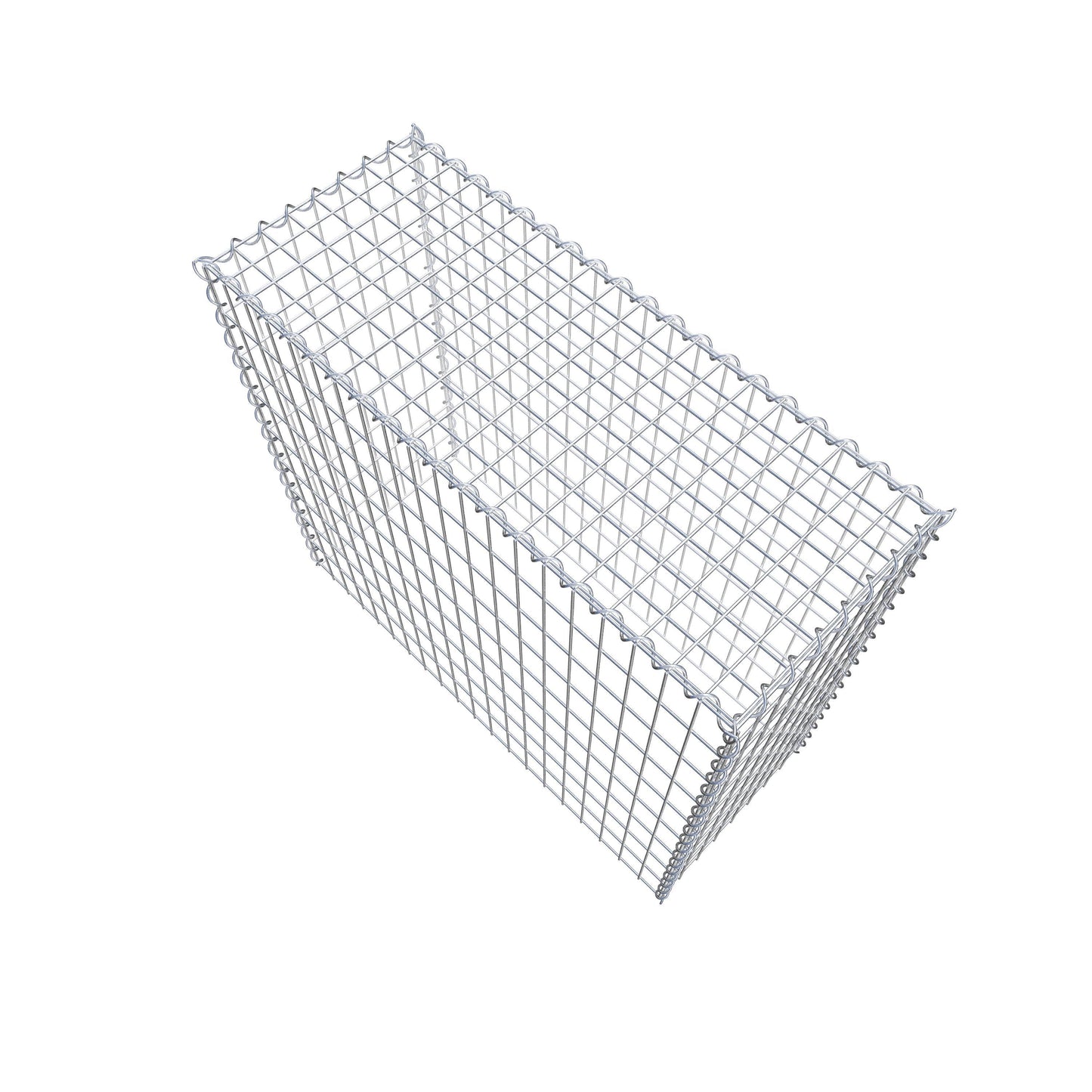 Add-on schanskorf type 3 100 cm x 90 cm x 40 cm (L x H x D), maaswijdte 5 cm x 10 cm, spiraalvormig