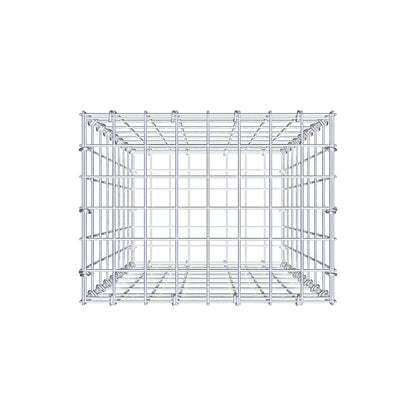 Gabion 80 cm x 40 cm x 30 cm (L x H x D), mesh size 5 cm x 10 cm, C-ring