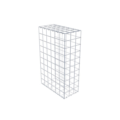 Gabião Tipo 2 100 cm x 60 cm x 30 cm (C x A x P), malhagem 10 cm x 10 cm, anel C