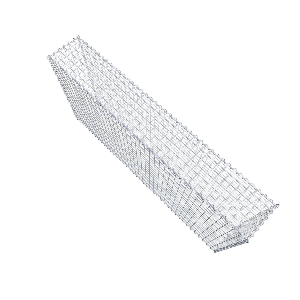 Gabbione 200 cm x 100 cm x 30 cm (L x H x P), maglia 5 cm x 5 cm, spirale