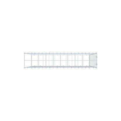 Anbaugabione Typ 2 100 cm x 80 cm x 20 cm (L x H x T), Maschenweite 10 cm x 10 cm, C-Ring