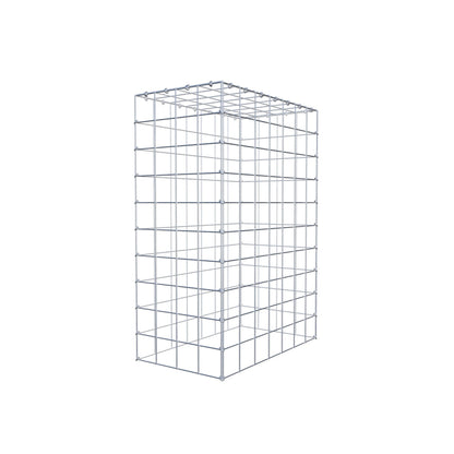 Mounted gabion type 3 100 cm x 70 cm x 40 cm (L x H x D), mesh size 10 cm x 10 cm, C-ring