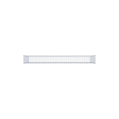 Gavión 200 cm x 100 cm x 20 cm (largo x alto x fondo), malla 5 cm x 5 cm, en espiral