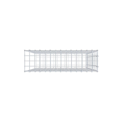 Mounted gabion type 2 100 cm x 70 cm x 20 cm, mesh size 5 cm x 10 cm, C-ring