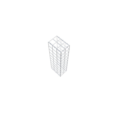Gavión complementario de tipo 2 100 cm x 30 cm x 20 cm (L x A x P), malla 10 cm x 10 cm, anillo en C