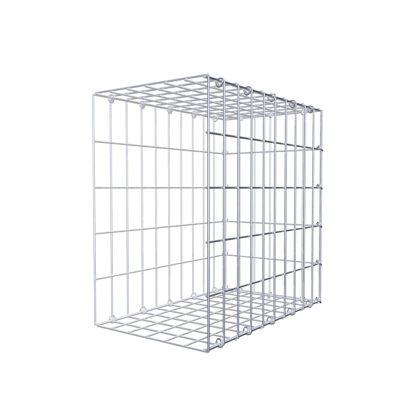 Fourche rapportée type 2 50 cm x 50 cm x 30 cm, mailles 5 cm x 10 cm, anneau en C