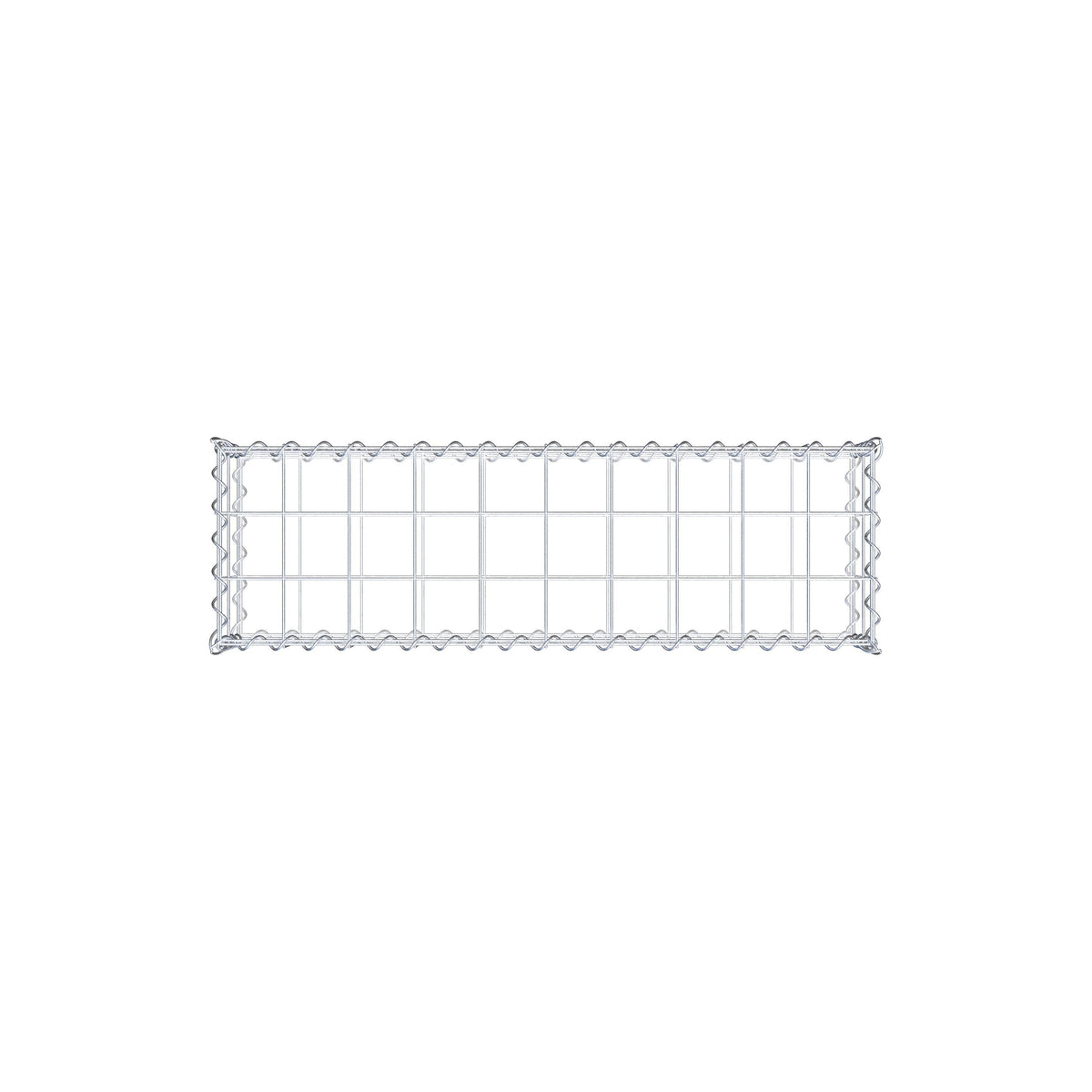 Gabion 100 cm x 20 cm x 30 cm (L x H x D), mesh size 10 cm x 10 cm, spiral