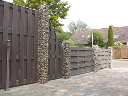 Gabion column square 22 cm x 22 cm, 80 cm height, MW 5 cm x 5 cm