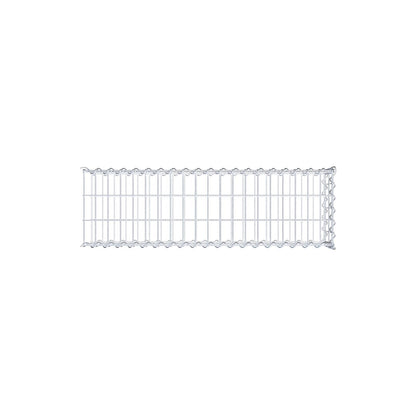 Gabbione aggiuntivo tipo 2 100 cm x 20 cm x 30 cm (L x A x P), maglia 5 cm x 10 cm, spirale
