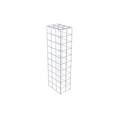 Mounted gabion type 4 100 cm x 30 cm x 20 cm (L x H x D), mesh size 10 cm x 10 cm, C-ring