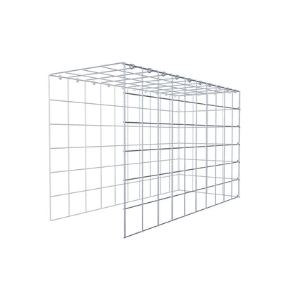 Gabião Tipo 4 100 cm x 60 cm x 40 cm (C x A x P), malhagem 10 cm x 10 cm, anel C