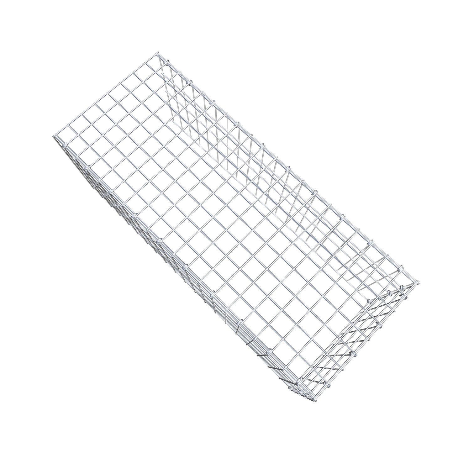 Opzetpaal type 4 100 cm x 40 cm x 40 cm (L x H x D), maaswijdte 5 cm x 10 cm, C-ring