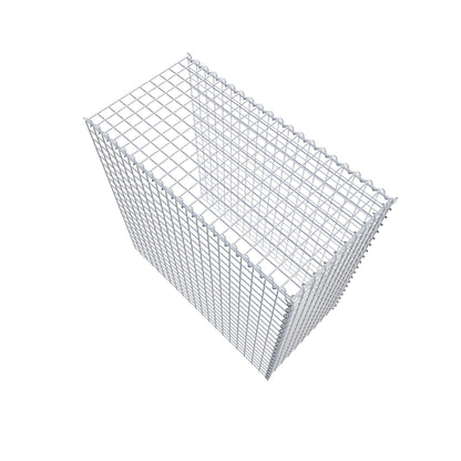 Gabbione aggiuntivo tipo 4 100 cm x 100 cm x 50 cm (L x H x P), dimensione maglia 5 cm x 5 cm, a spirale