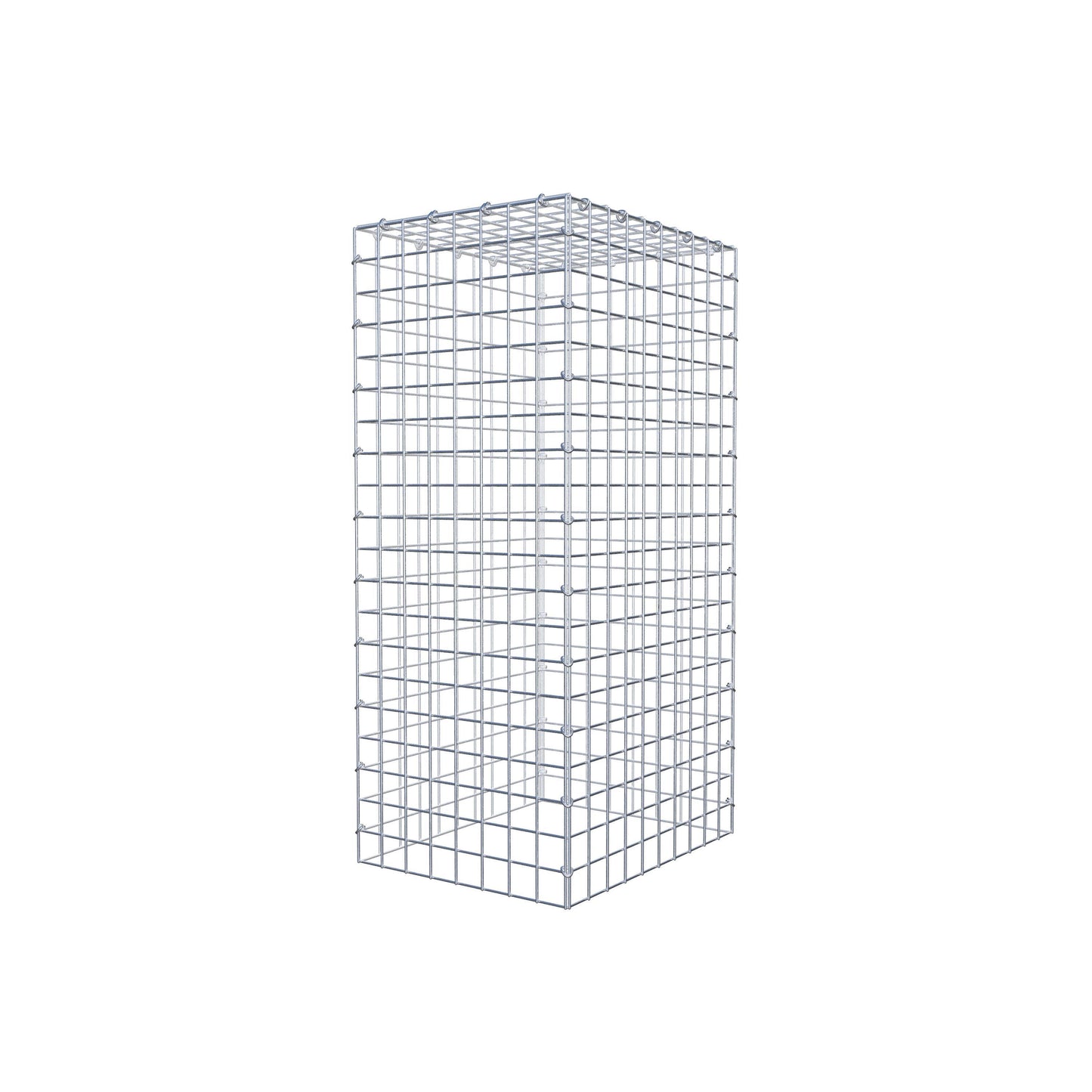 Fourche rapportée type 3 100 cm x 50 cm x 40 cm (L x H x P), mailles 5 cm x 5 cm, anneau C