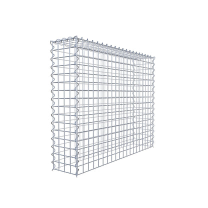 Gabião tipo 3 100 cm x 80 cm x 20 cm (C x A x P), malhagem 5 cm x 5 cm, espiral